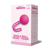 Bodywand Squeeze Single Ball Kegel Toner - Pink Kegel Ball - 37 grams - Mr and Mrs D's